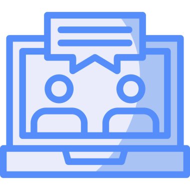 Bilgisayar. Web simgesi basit tasarım