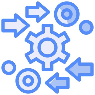 Teçhizat Web simgesi basit illüstrasyon