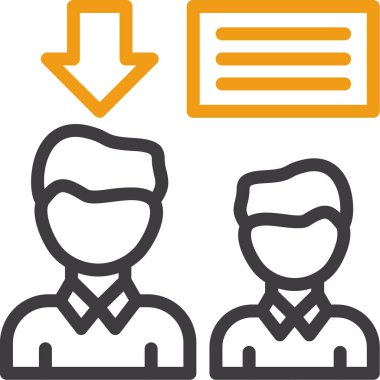 Müşteri servisi vektör simgesi