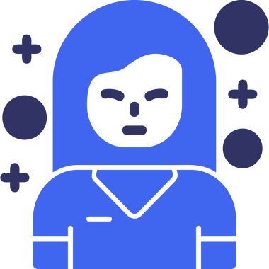 Beyaz arka planda maskeli bir adamın vektör çizimi