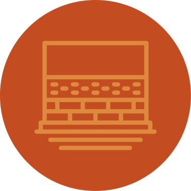 Modern simgenin vektör illüstrasyonu