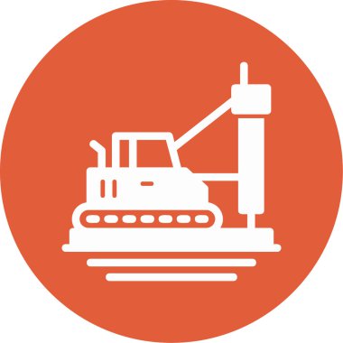 Yapı ve onarım simgesinin vektör illüstrasyonu