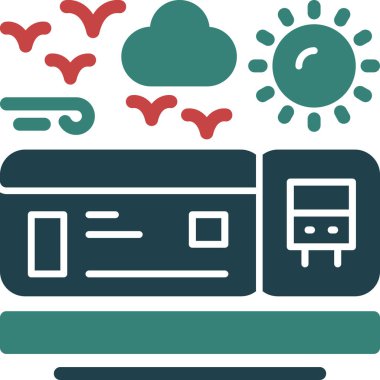 Bilgisayar. Web simgesi basit tasarım