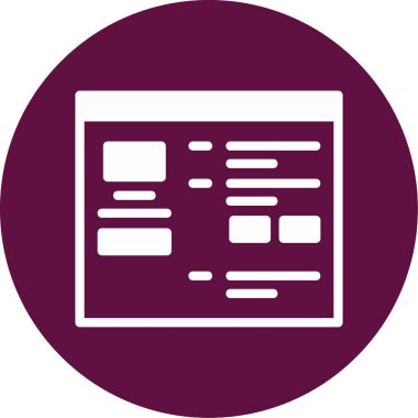 seo modern simgesinin vektör illüstrasyonu