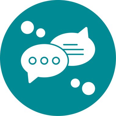 konuşma balonu ikonu vektör illüstrasyon tasarımı