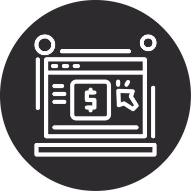 para simgesi vektör illüstrasyonu