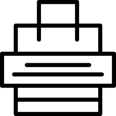 arşiv dosya arşivi simgesi ana hat biçiminde