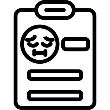 Yüzünde virüsü tasvir eden üzgün bir yüz