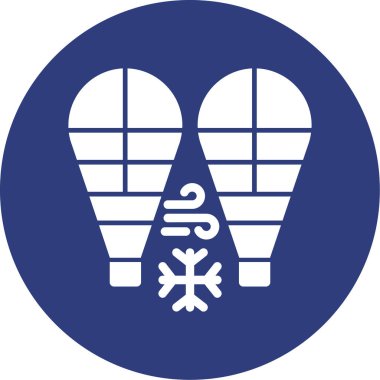 Bir kar tanesinin vektör çizimi