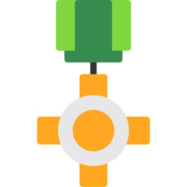 Tek bir izole simgenin vektör illüstrasyonu