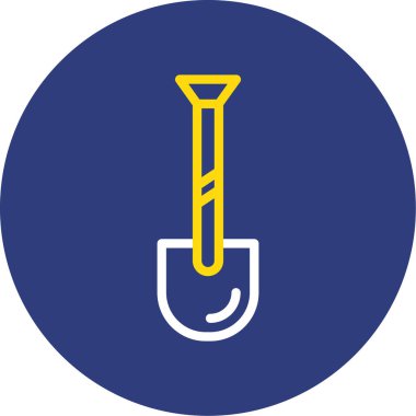 Kürek. Web simgesi basit illüstrasyon