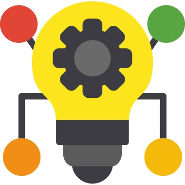 yaratıcı tasarım fikri simgesi