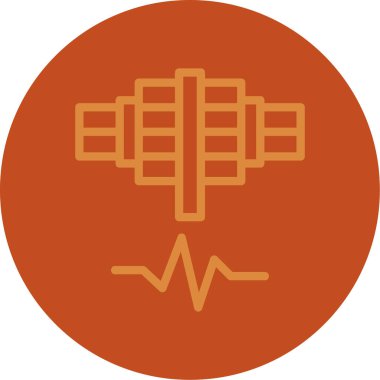 Modern bir simgenin vektör illüstrasyonu