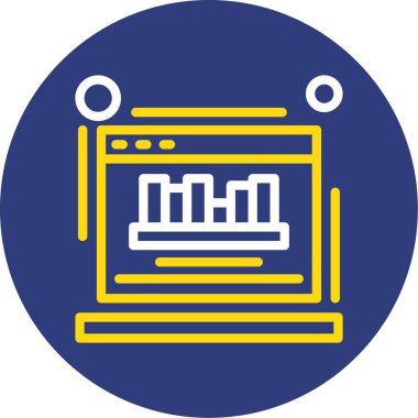 seo modern simgesinin vektör illüstrasyonu