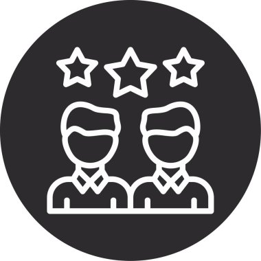 Modern simgenin vektör illüstrasyonu