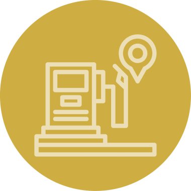 Bir fincan simgesinin vektör illüstrasyonu