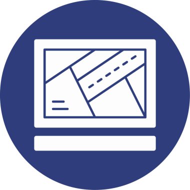 Modern b 'nin vektör illüstrasyonu eksik simgesi