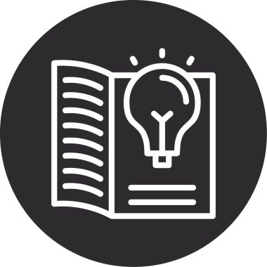 kitap simgesi vektör illüstrasyonu