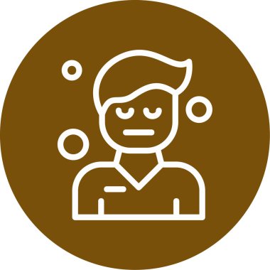 kullanıcı. Web simgesi basit illüstrasyon