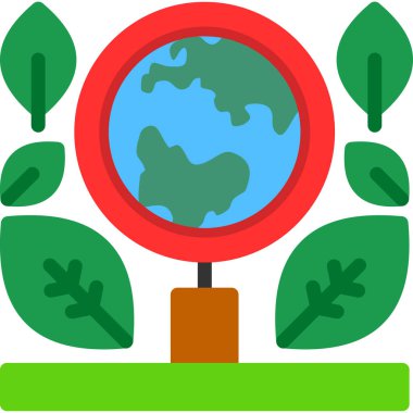 düz biçimli toprak çevre ekolojisi simgesi