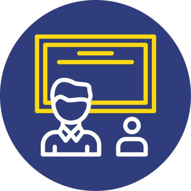 İnsan simgesinin vektör illüstrasyonu