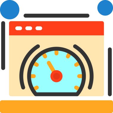 pusula simgesi, vektör illüstrasyonu