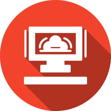 bulut hesaplama vektörü simgesi