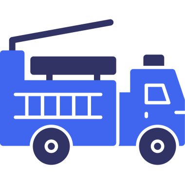 Otomobil yangın simgesi taslak biçimi