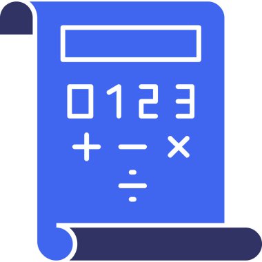 hesap makinesi simgesi, modern vektör illüstrasyon tasarımı