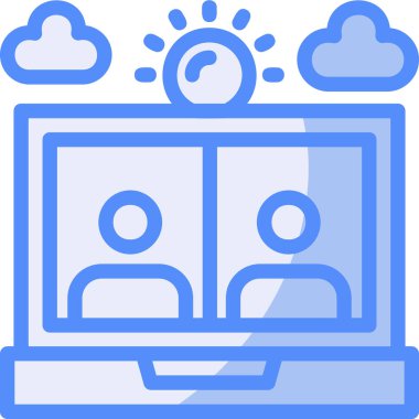 iş web simgesi basit illüstrasyon