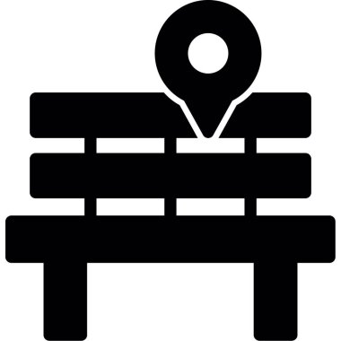 Harita. Web simgesi basit illüstrasyon