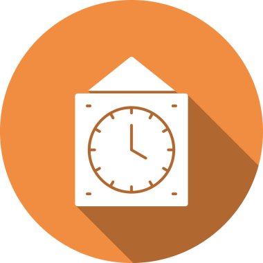 Zaman simgesi vektör illüstrasyonu