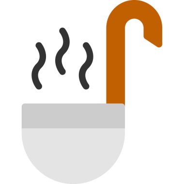 Kahve. Web simgesi basit illüstrasyon