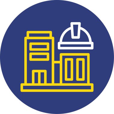 Yapı simgesinin vektör illüstrasyonu