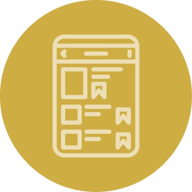 seo modern simgesinin vektör illüstrasyonu