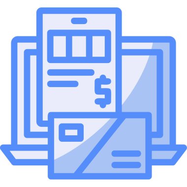 Para için. Web simgesi basit illüstrasyon