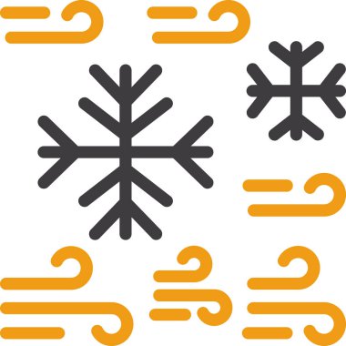 Kar Tanesi ikonu. Web için kar tanesi vektör simgelerinin basit gösterimi