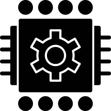 Teçhizat Web simgesi basit illüstrasyon