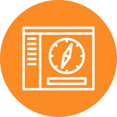 seo modern simgesinin vektör illüstrasyonu