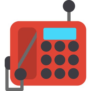 - Telefon. Web simgesi basit illüstrasyon