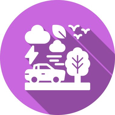 Araba ikonu. vektör illüstrasyonu