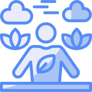 Bulut hesaplama simgesi vektör illüstrasyonu