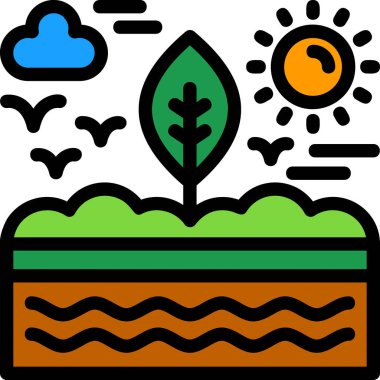 Doğa ekolojisi ekolojisi ikonu