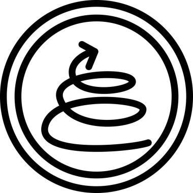 Kahve çekirdeği. Basit illüstrasyon