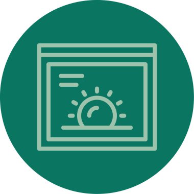 seo modern simgesinin vektör illüstrasyonu