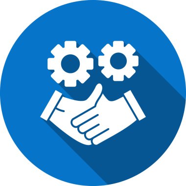 Ekip çalışması simge vektör çizim