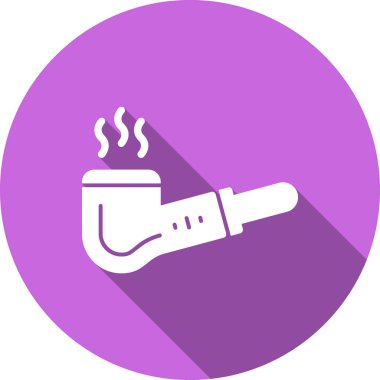 Bir duman simgesinin vektör illüstrasyonu