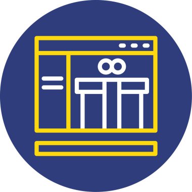 Web tasarımı. Basit simge