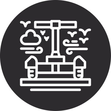 Bir b simgesinin vektör illüstrasyonu