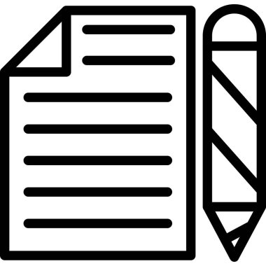 belge simgesi vektör illüstrasyonu